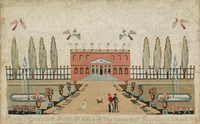 Image en laine, c. 1843